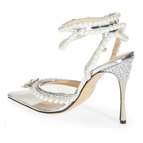 MACH & MACH Diamond of Elizabeth Imitation Pearl Pointed Toe Pumps - Picture 2 of 10